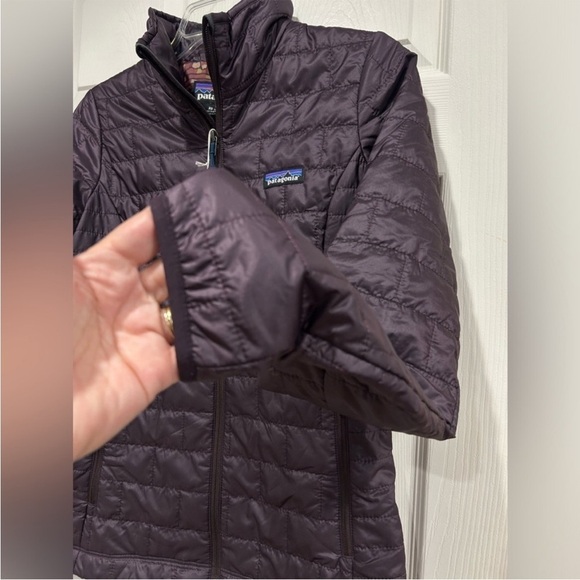 Patagonia Women's XS Nano Puff Insulated Jacket Obsidian Plum Purple NWT - Picture 8 of 9